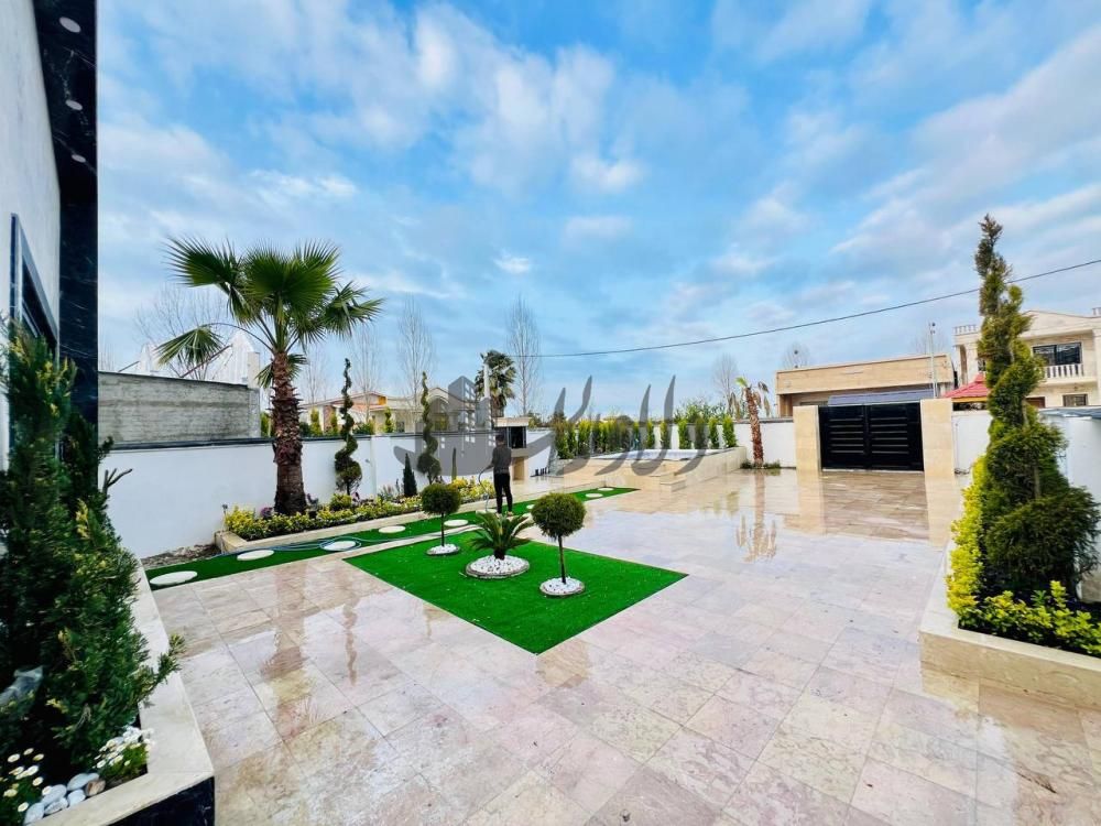 ویلا نما مدرن شهرکی با استخر مکانیزه روباز