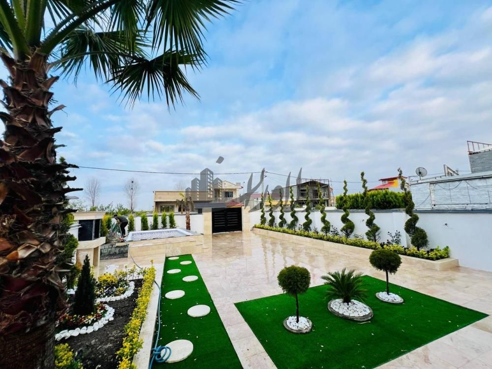 ویلا نما مدرن شهرکی با استخر مکانیزه روباز