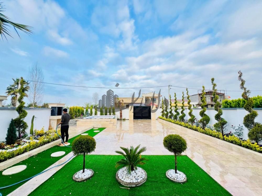 ویلا نما مدرن شهرکی با استخر مکانیزه روباز