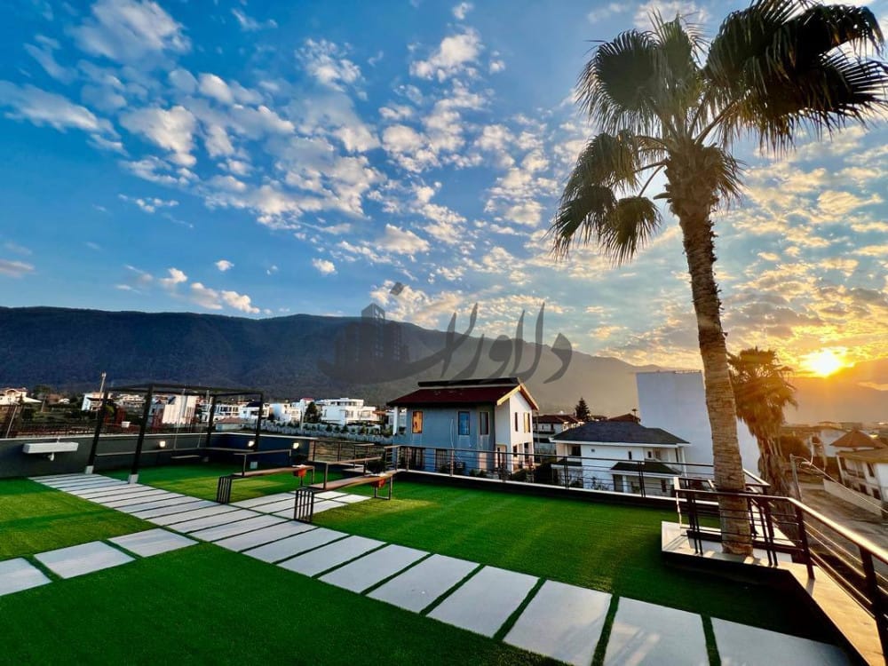 ویلای مدرن مستقل استخردار با روف در نخ شمال