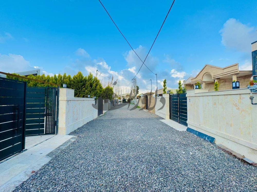 ویلا نما مدرن شهرکی با استخر مکانیزه روباز